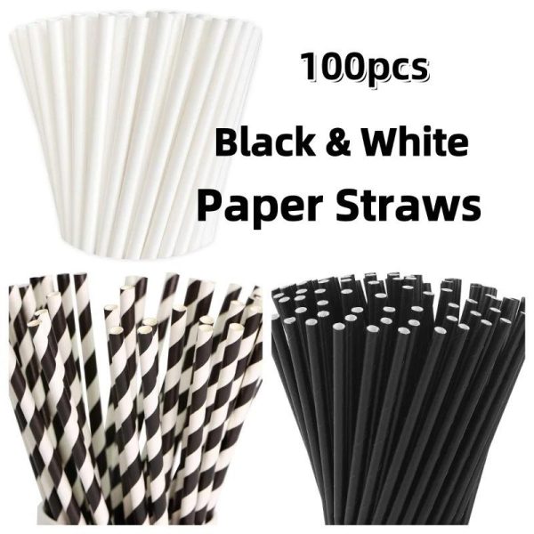 Hb2f5aff7dcb74c02a8fad205eb04cdc6o China Wholesale Biodegradable Striped Paper Straws