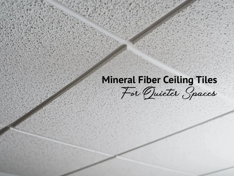 Sourcing Mineral Fiber Ceiling Tiles in China