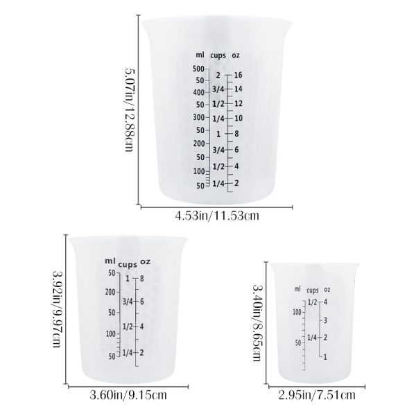 China Wholesale Silicone Measuring Cups