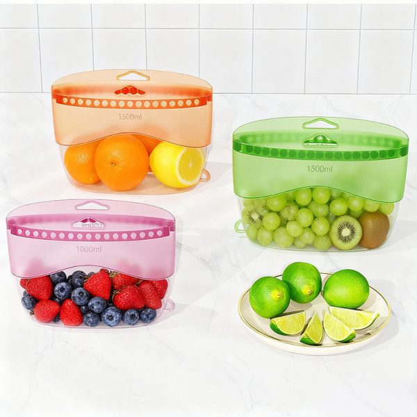 H28d35da28c144bfda96626c249aeb673k China Wholesale Silicone Food Storage Bags