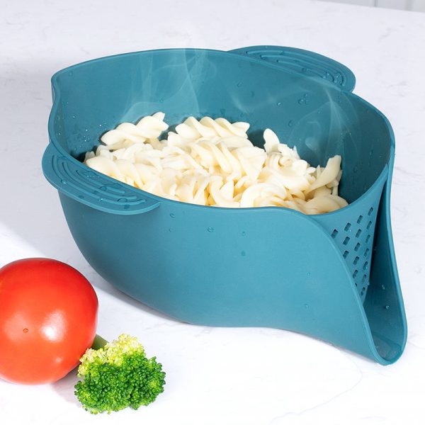 H2d197db73a98443c96303486c954550cm China Wholesale Silicone Draining Basket