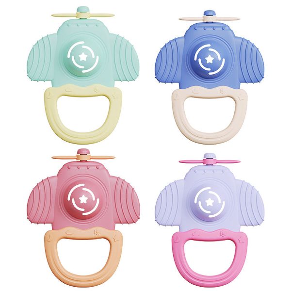 China Wholesale Silicone Spinning Top Teething Toys