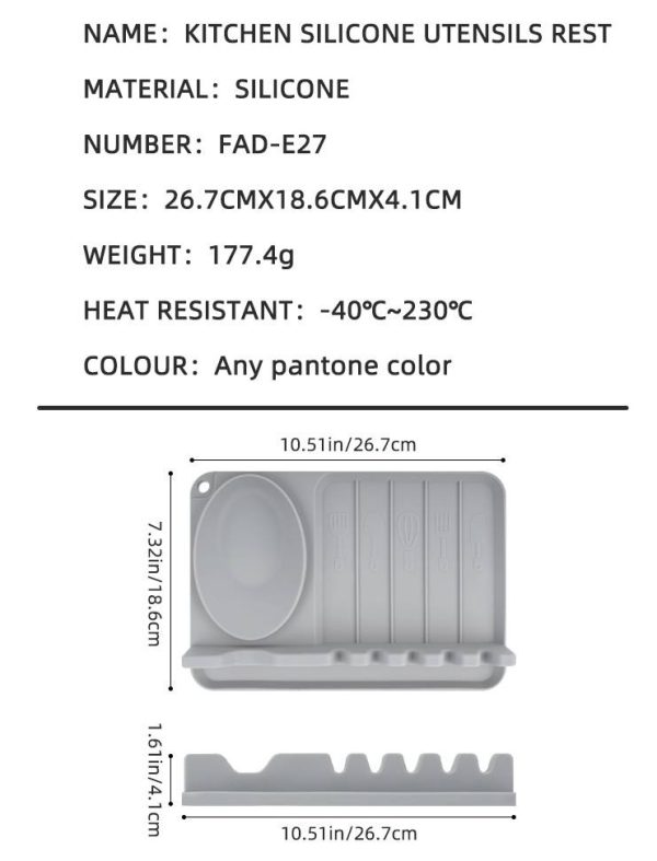 China Wholesale Silicone Spoon Rest