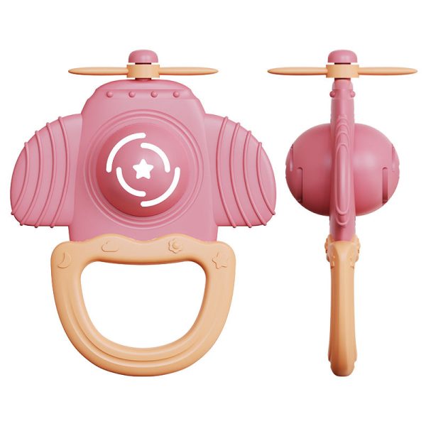 China Wholesale Silicone Spinning Top Teething Toys