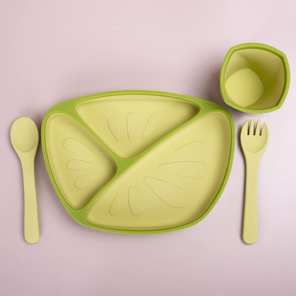 H4608433c5d664d2590135bfc36773219q China wholesale silicone baby plate sets