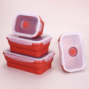 China Wholesale Silicone Square Bento Box Set