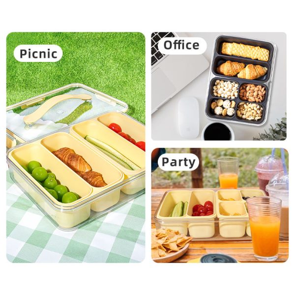 China Wholesale Silicone Plastic Snack Boxes