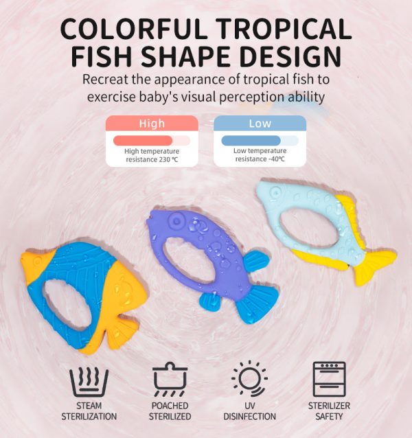 China Wholesale Fish Silicone Baby Toys