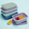 Hb916f1bab1f245f2a0f524a0eef0839cy China Wholesale Silicone Folding Bento Boxes