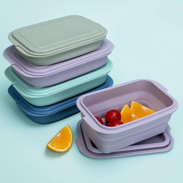 Hb916f1bab1f245f2a0f524a0eef0839cy China Wholesale Silicone Folding Bento Boxes