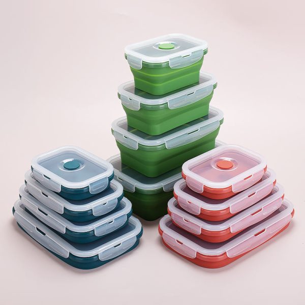 Hcdd0157739594c32a111b3906f40a7dcw China Wholesale Silicone Square Bento Box Set
