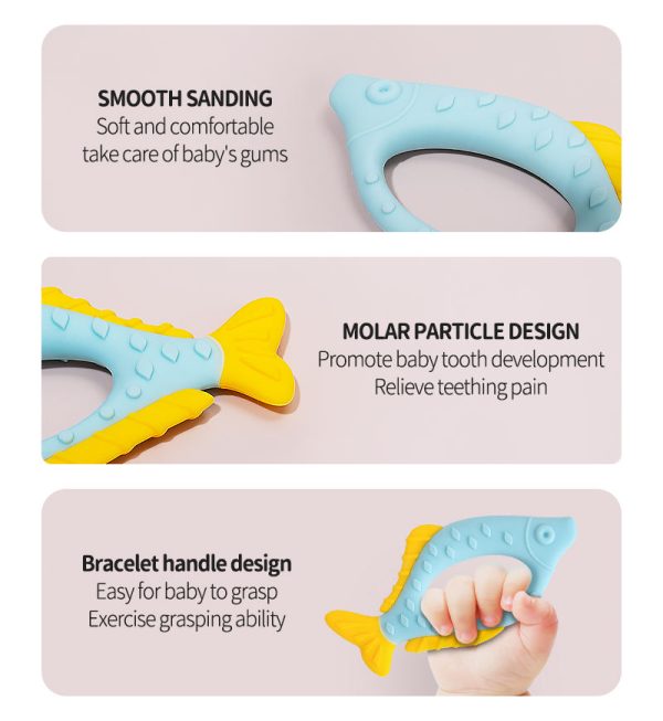 China Wholesale Fish Silicone Baby Toys